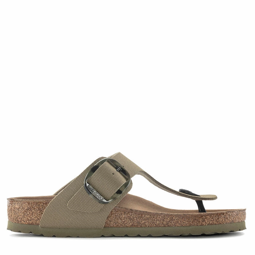 Women's Gizeh Vegan Big Buckle Ergonomic slip-on sandals