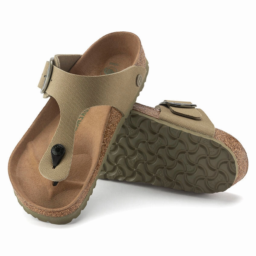 Women's Gizeh Vegan Big Buckle Breathable footbed sandals