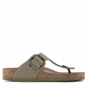 Women's Gizeh Vegan Big Buckle Ergonomic slip-on sandals