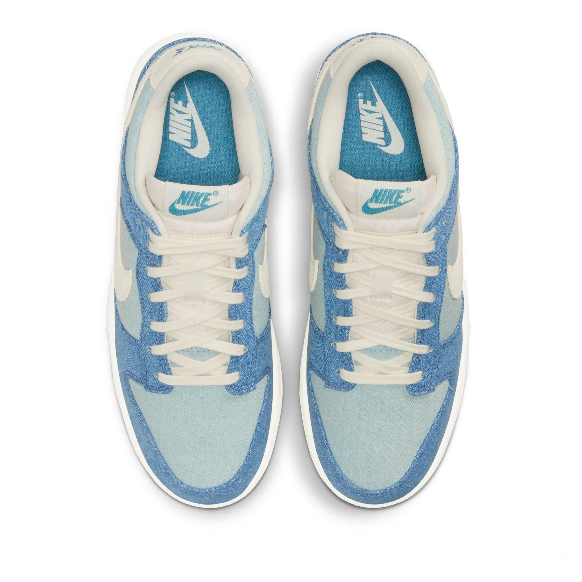 Women's Nike Dunk Low - Smokey Blue/Pale Nike signature shoe looks