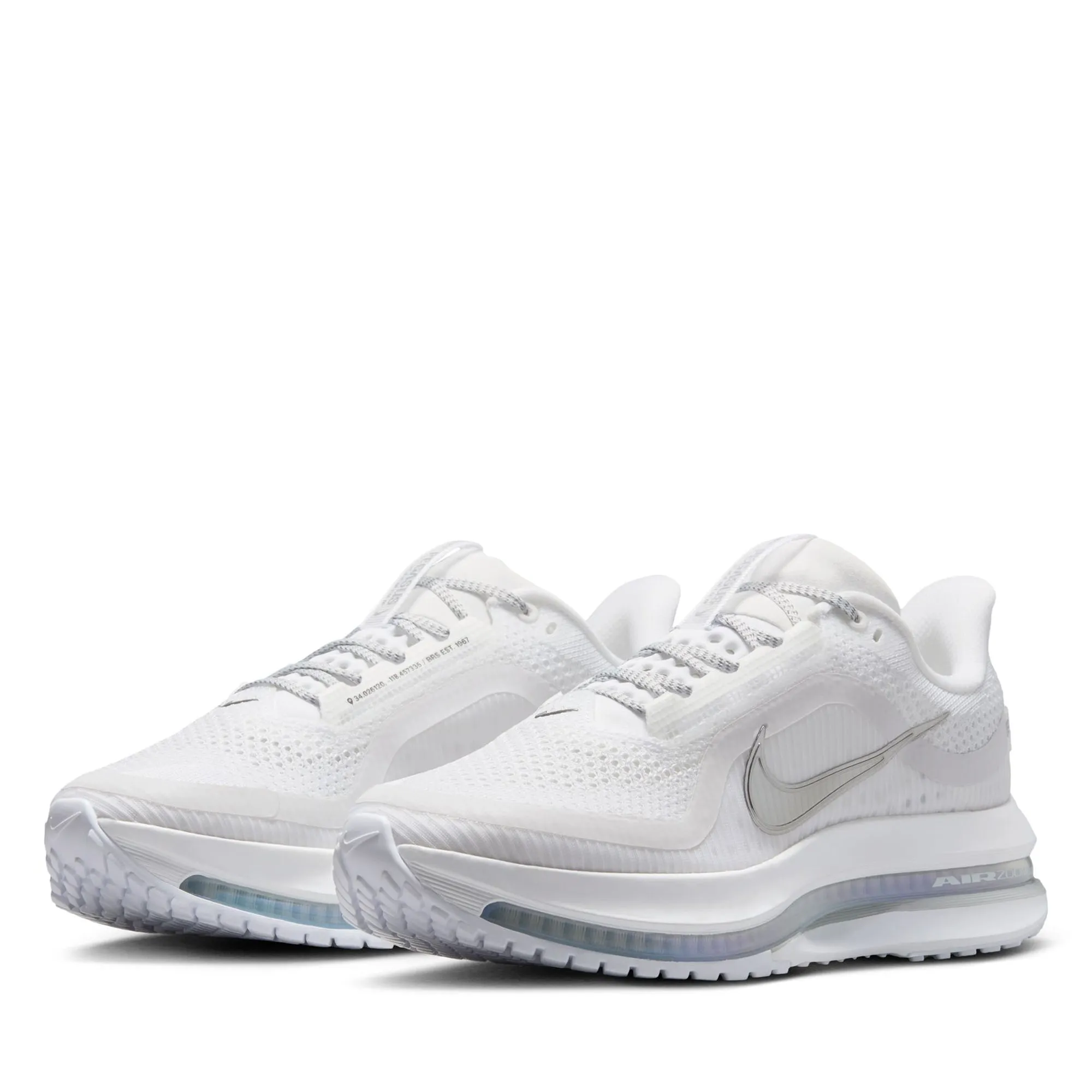 Women's Nike Pegasus Premium - White/Metallic Silver Nike signature shoe looks