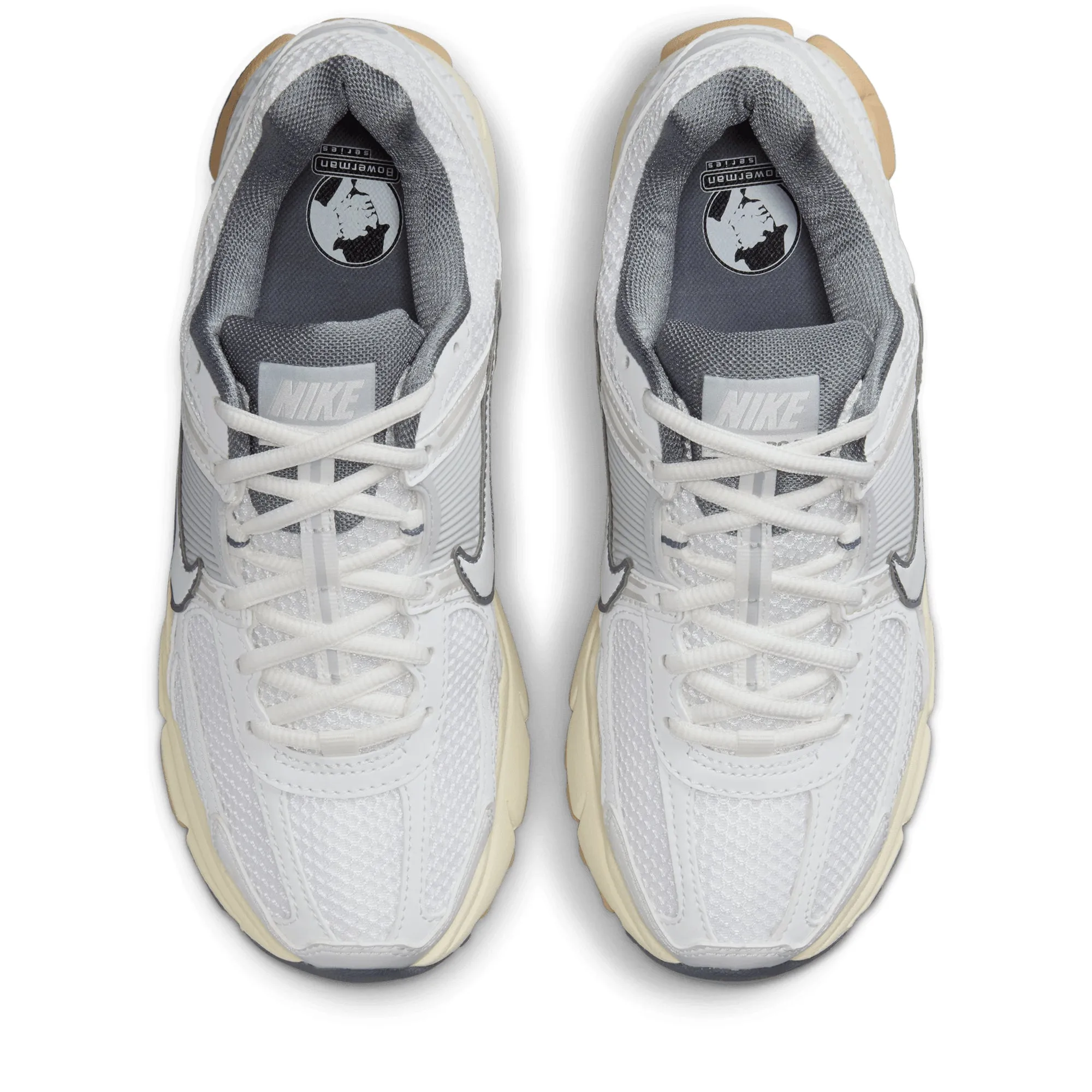 Women's Nike Zoom Vomero 5 - Summit White/Pure Platinum Nike signature shoe looks