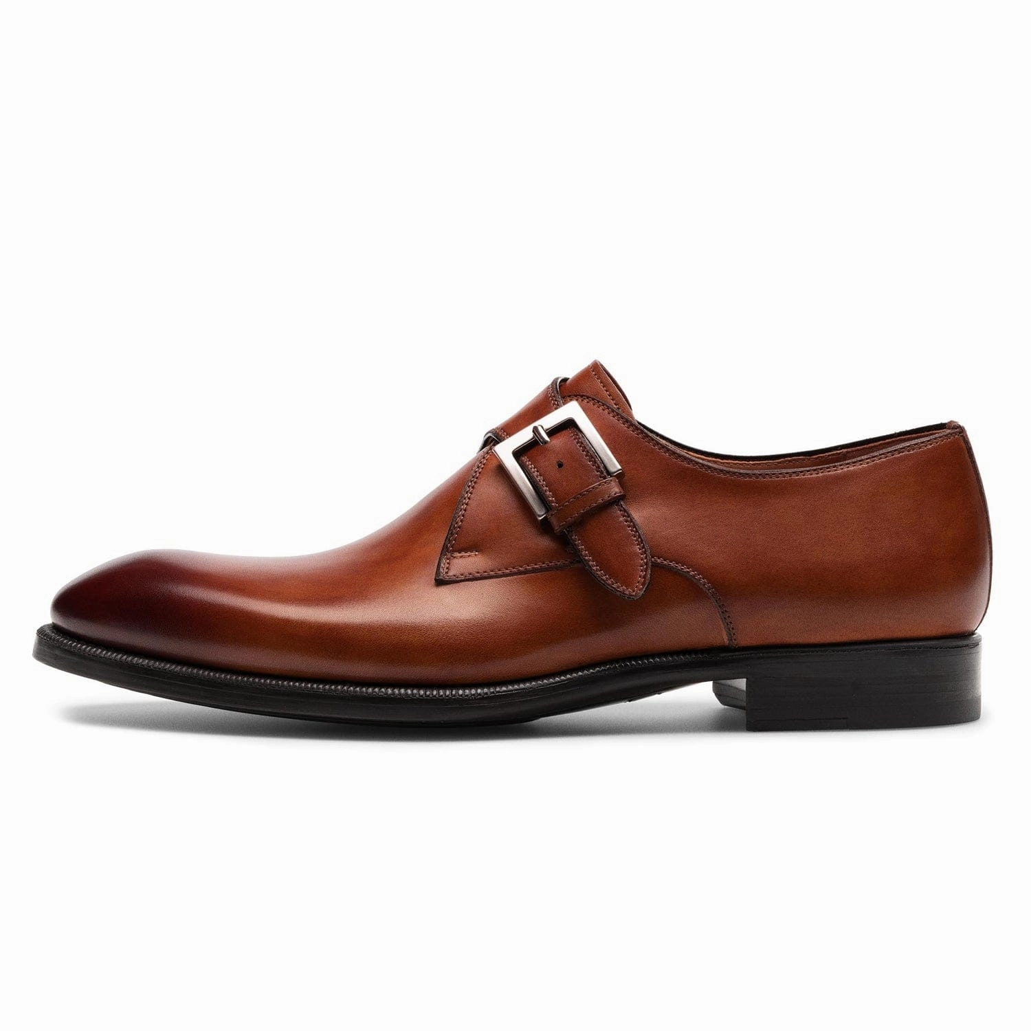 Wooten Monk Strap Magnanni premium leather dress shoes