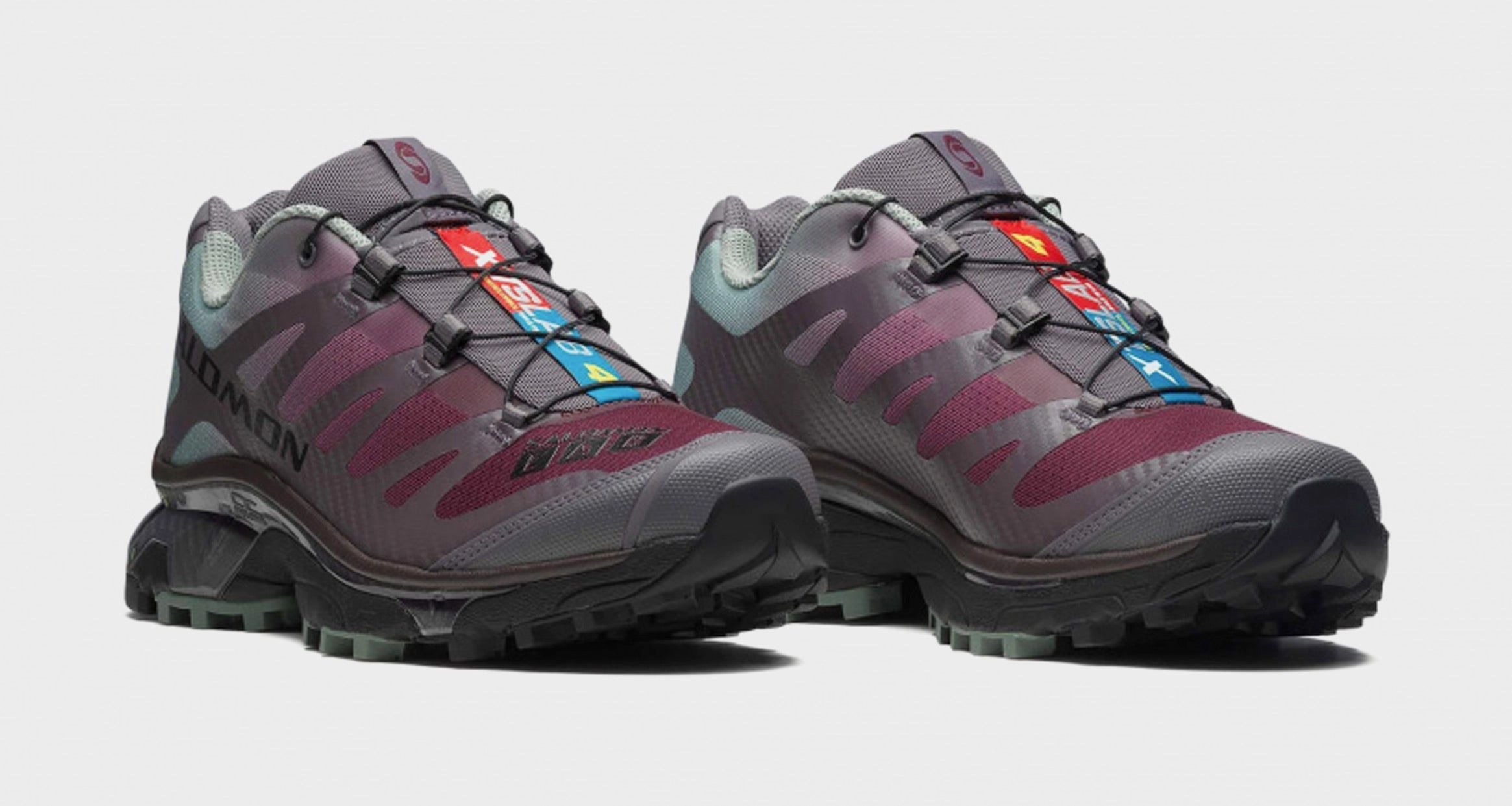 XT-4 OG Mens Running Shoes (Excalibur/Green Milieu/Tawny Port) Salomon Performance Line