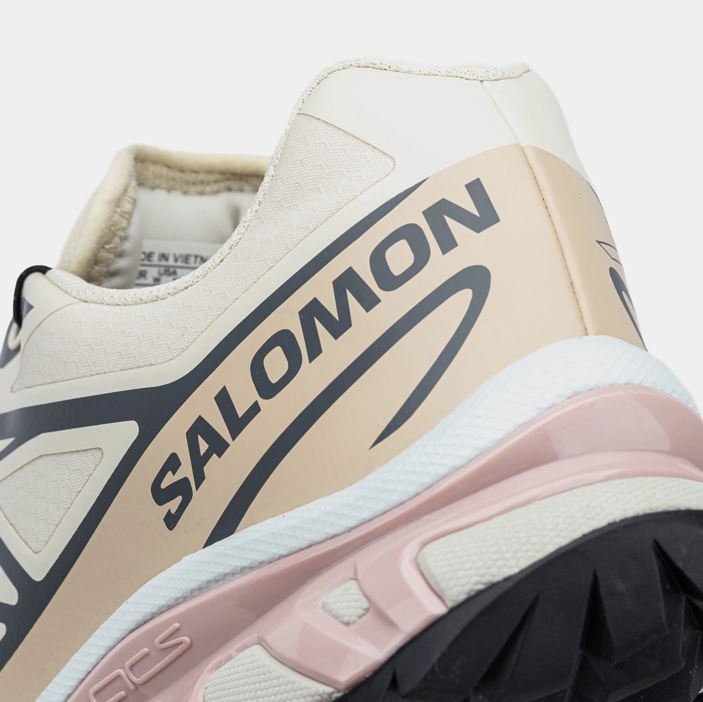 XT-6 GORE-TEX Mens Running Shoes (Almond Milk/Feather Gray/Mauve) Salomon Performance Line