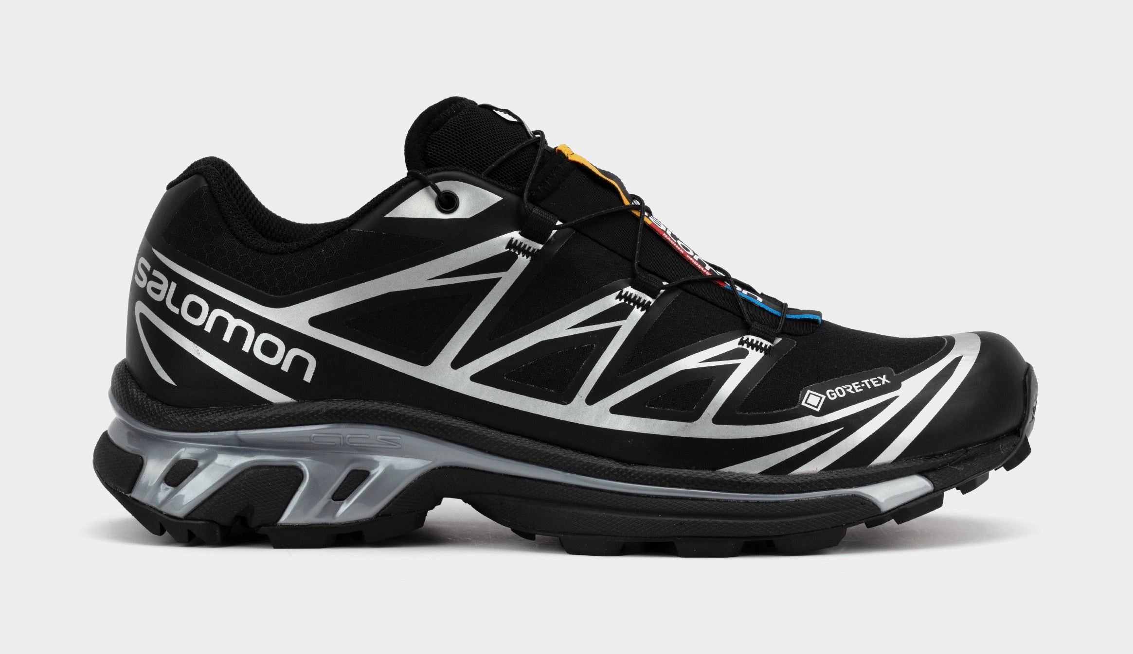 XT 6 Gore Tex Mens Running Shoes (Black/Silver) salomon all-terrain performance footwear