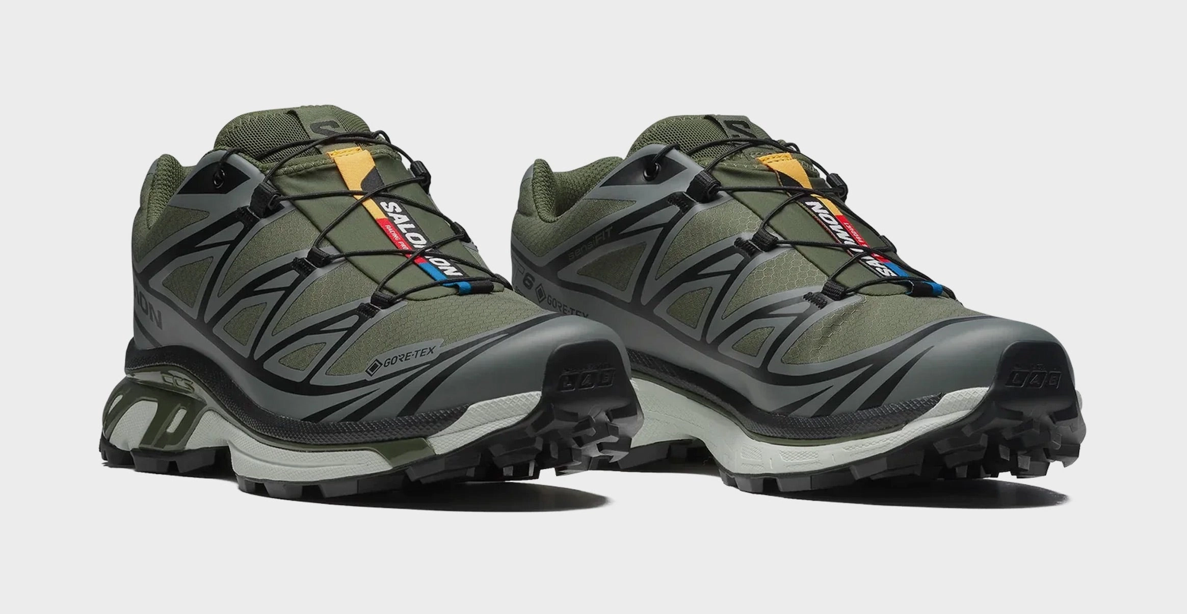 XT-6 GORE-TEX Mens Running Shoes (Olive Night/Sedona Sage/Black) Salomon Performance Line