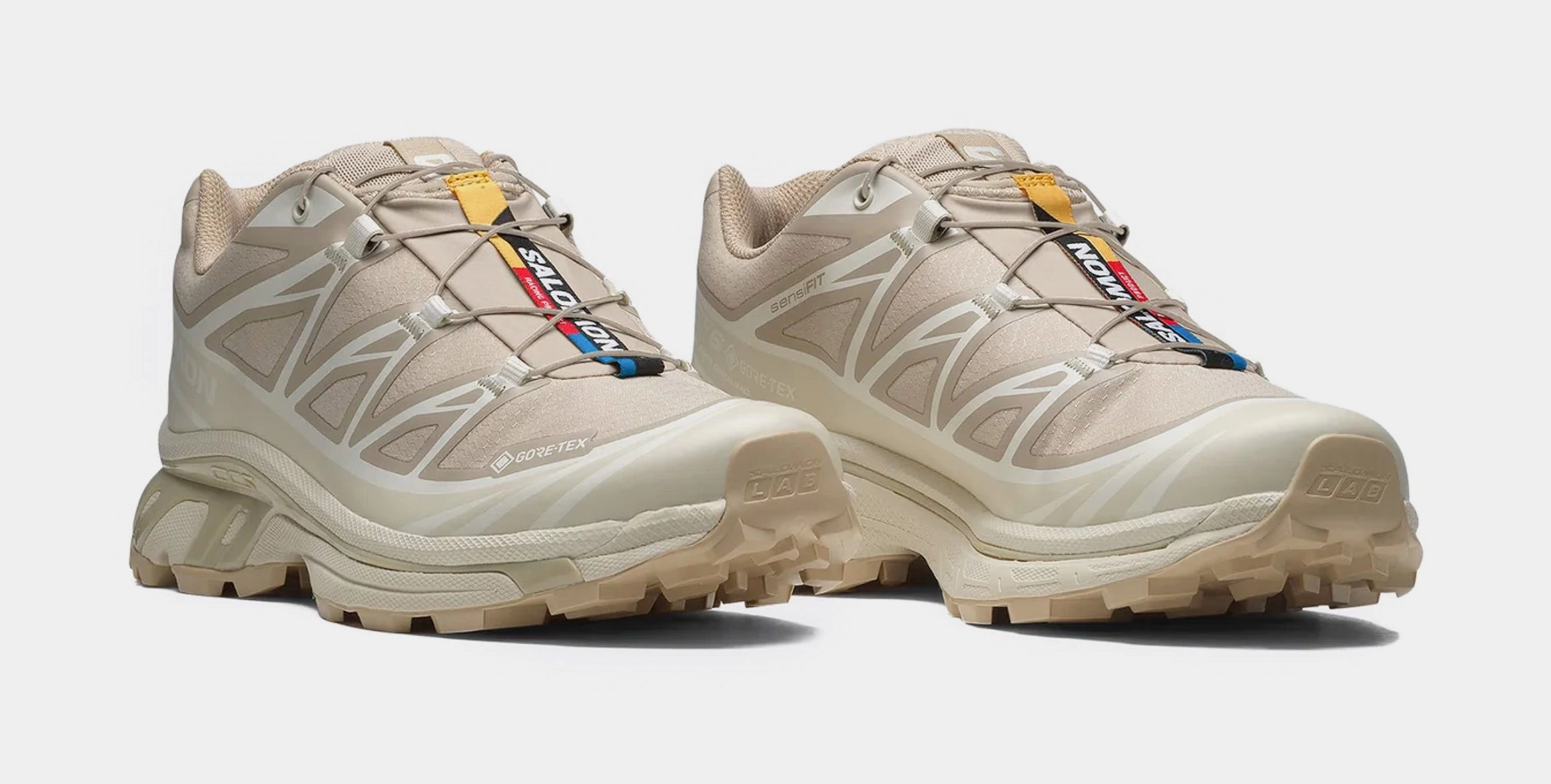 XT-6 GORE-TEX Mens Running Shoes (Oxford Tan/Almond Milk) Salomon Performance Line