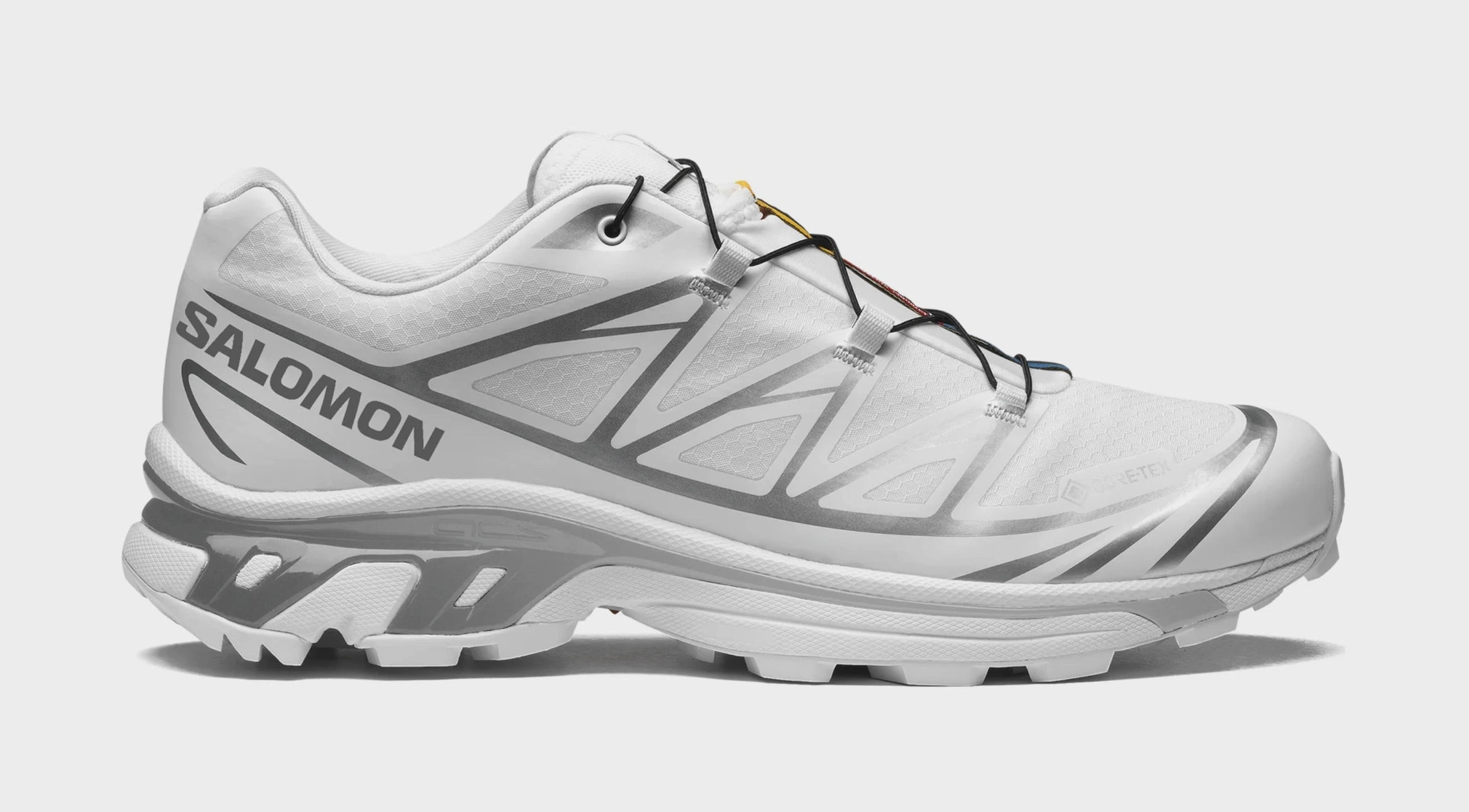 XT-6 GORE-TEX Mens Running Shoes (White/White/Footwear Silver) salomon all-terrain performance footwear