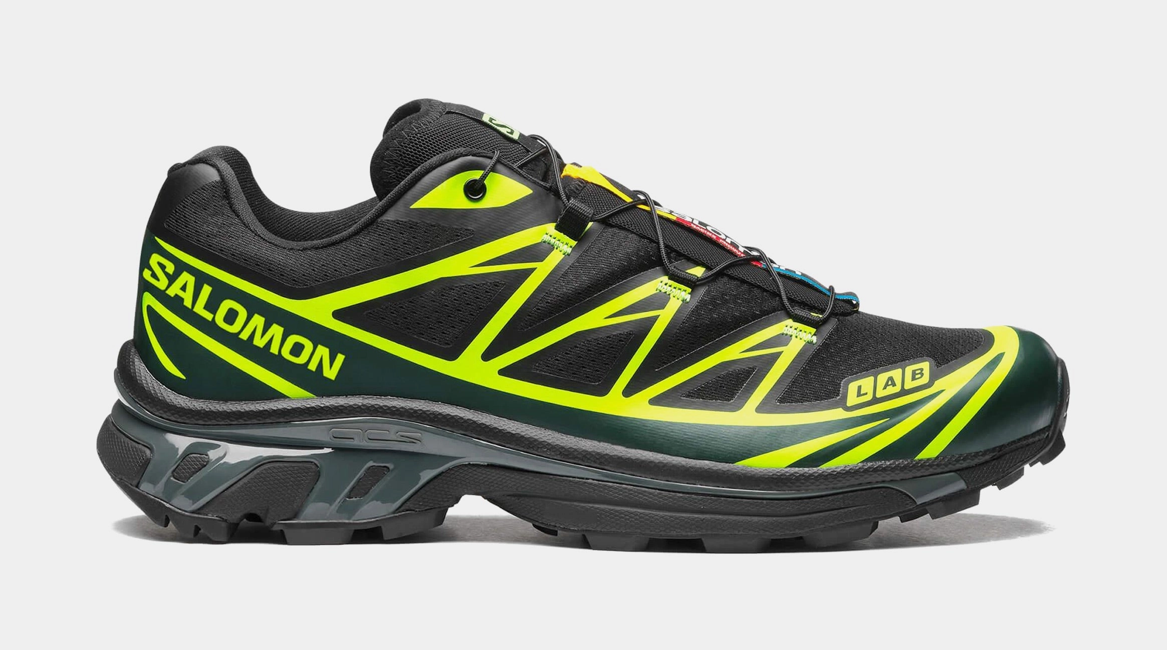 XT-6 Mens Running Shoes (Black/Green Gecko) salomon all-terrain performance footwear