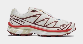 XT-6 Mens Running Shoes (Vanilla Ice/Green Haze/Fired Brick) salomon all-terrain performance footwear