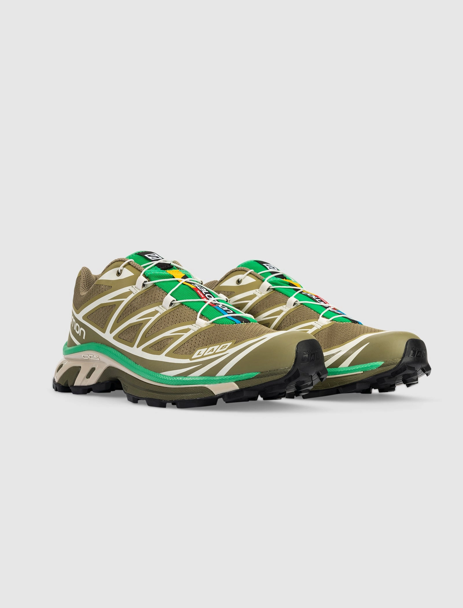 XT-6 "DRIED HERB/DEEP LICHEN/BRIGHT GREEN" Salomon Outdoor Range