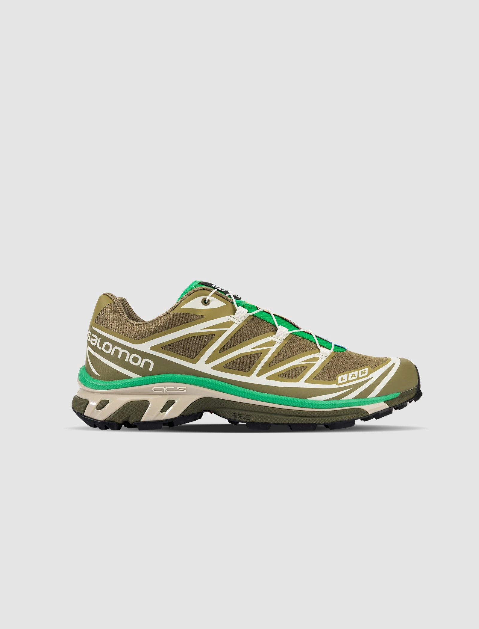 XT-6 "DRIED HERB/DEEP LICHEN/BRIGHT GREEN" salomon trail running shoes breathable