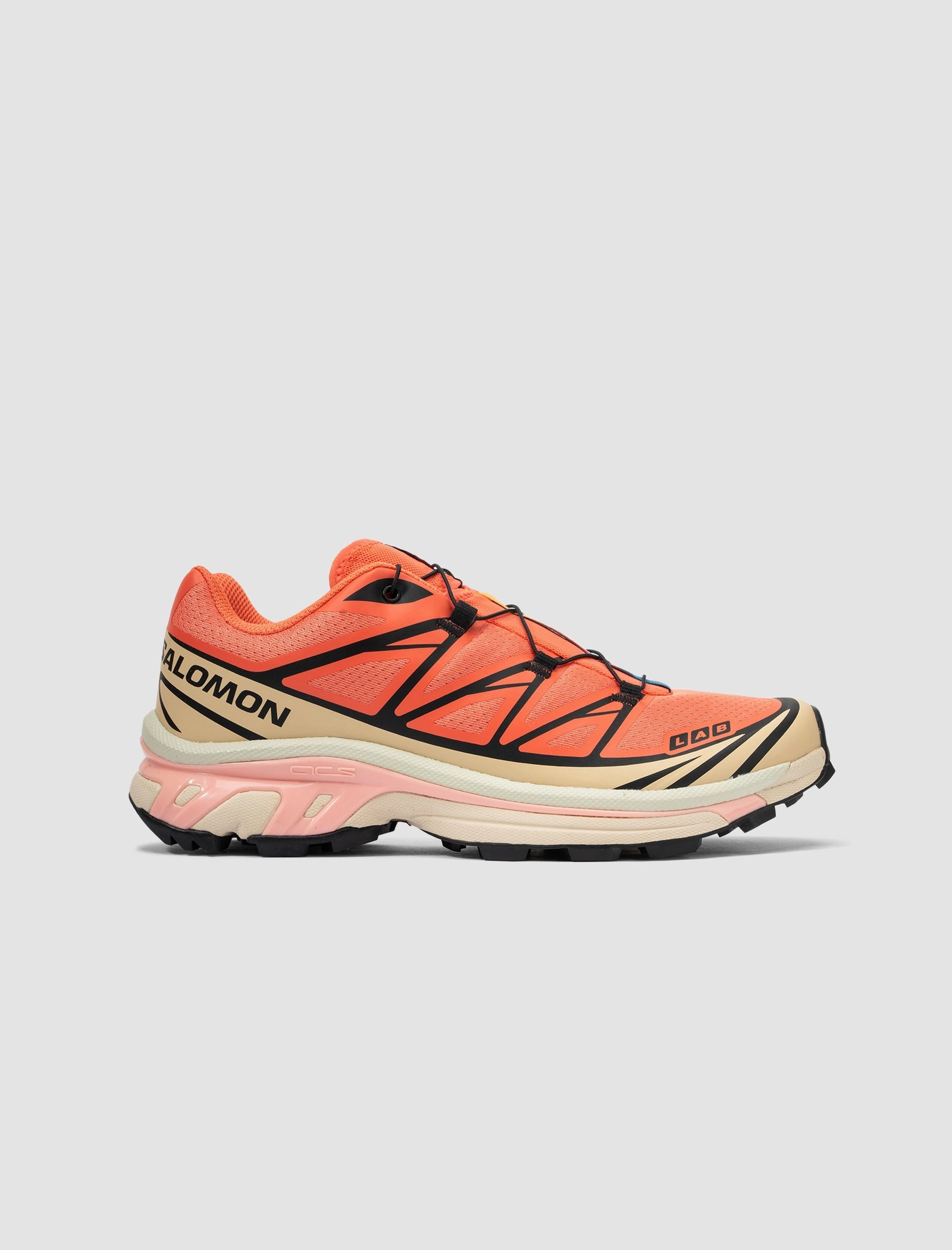 XT-6 "LIVING CORAL" salomon trail running shoes breathable