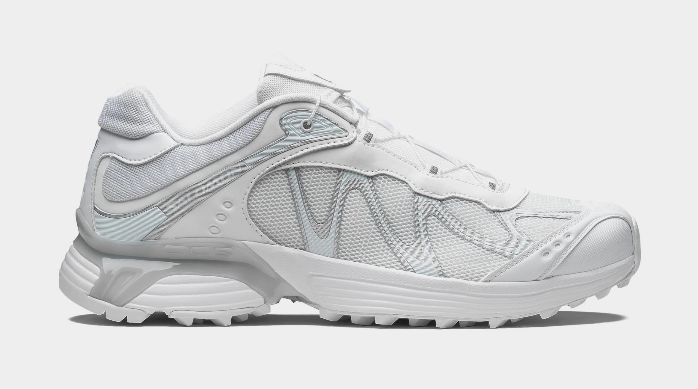XT Whisper Mens Running Shoes (White/Lunar Rock/Footwear Silver) salomon all-terrain performance footwear