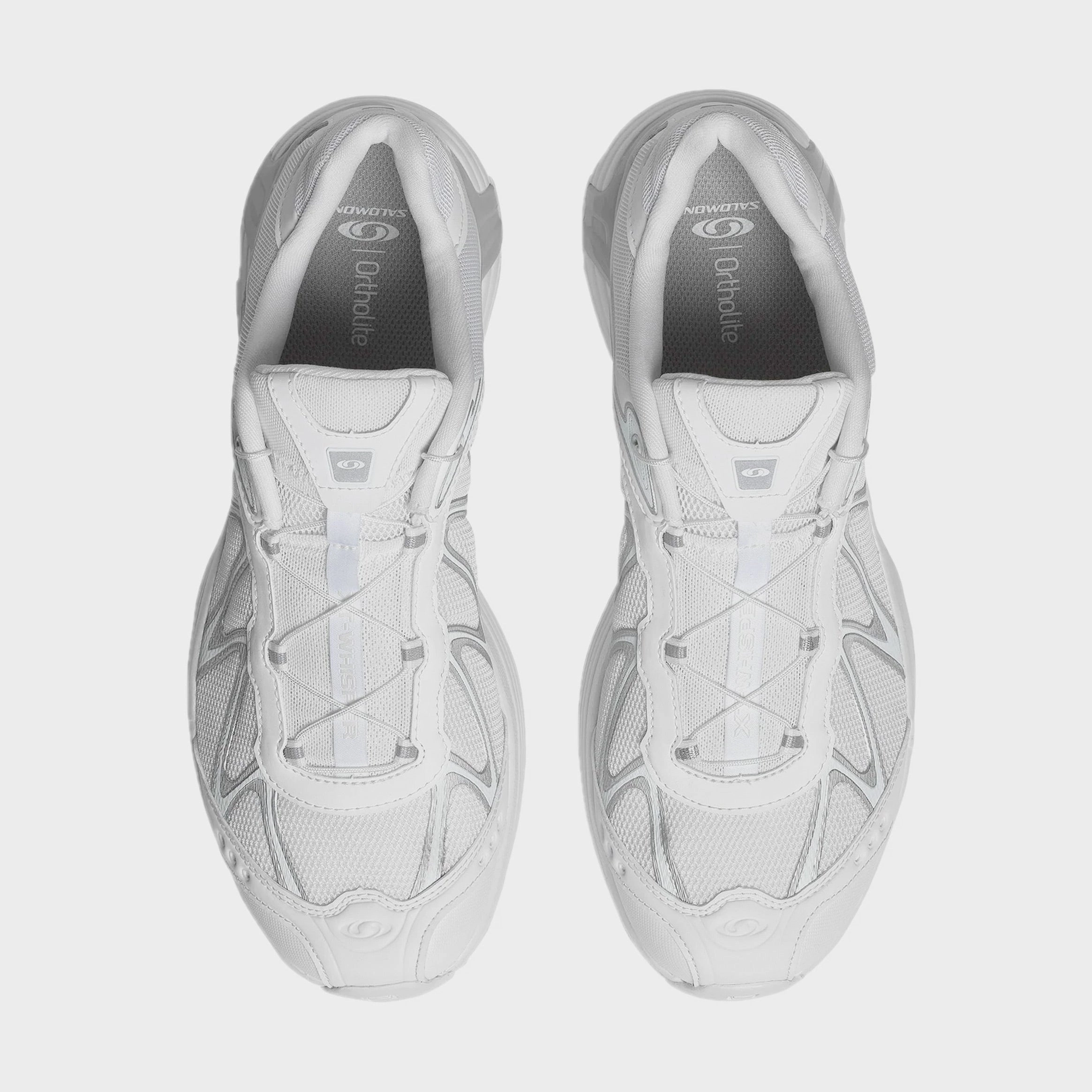 XT Whisper Mens Running Shoes (White/Lunar Rock/Footwear Silver) Salomon Performance Line