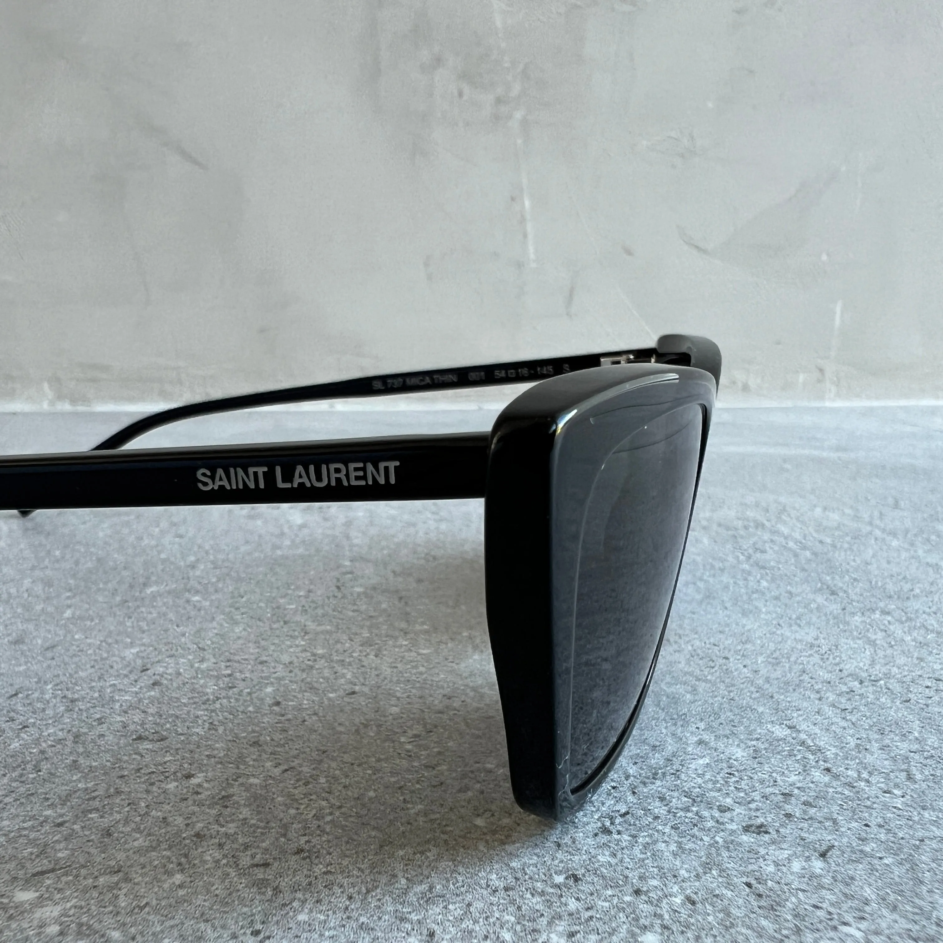 Ysl Sunglasses YSL SL737 Mica Thin Sunglasses, Black