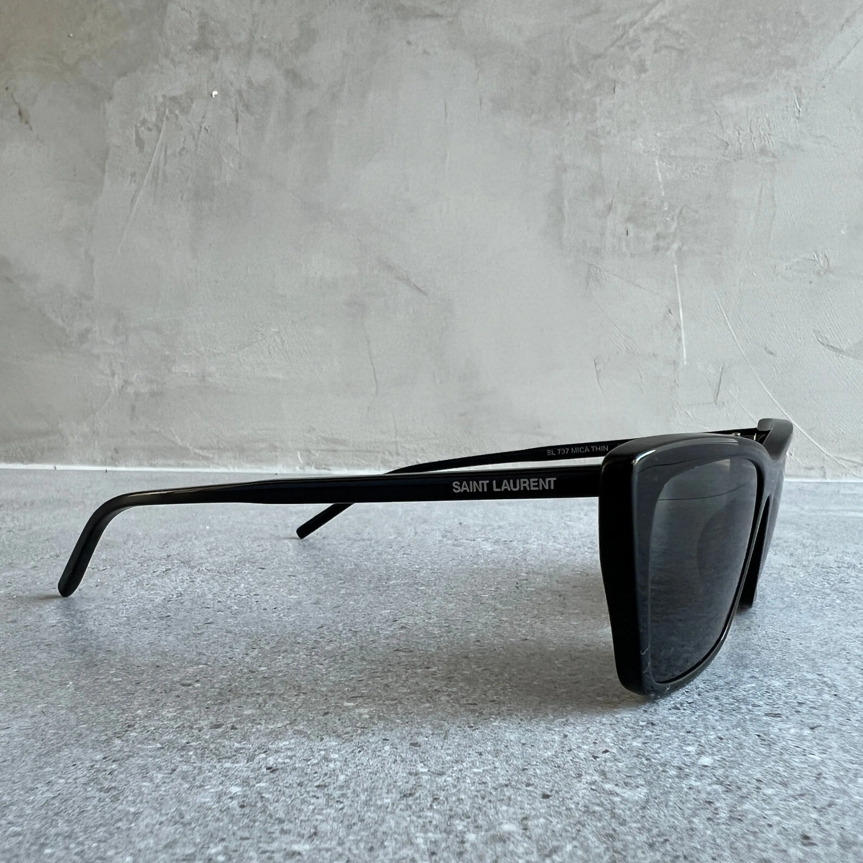 Ysl Sunglasses YSL SL737 Mica Thin Sunglasses, Black