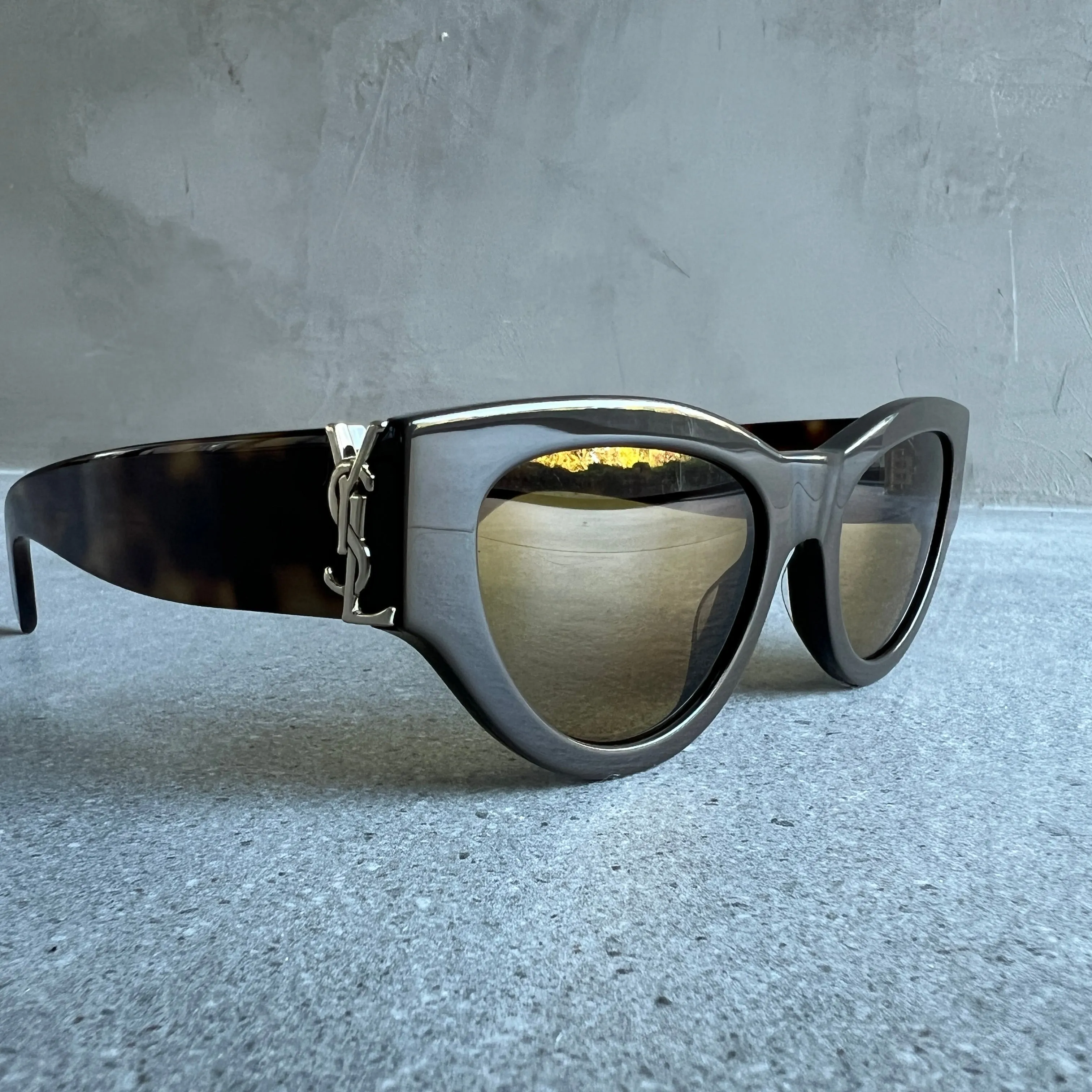 Ysl Sunglasses YSL SLM94 Sunglasses, Brown (G)