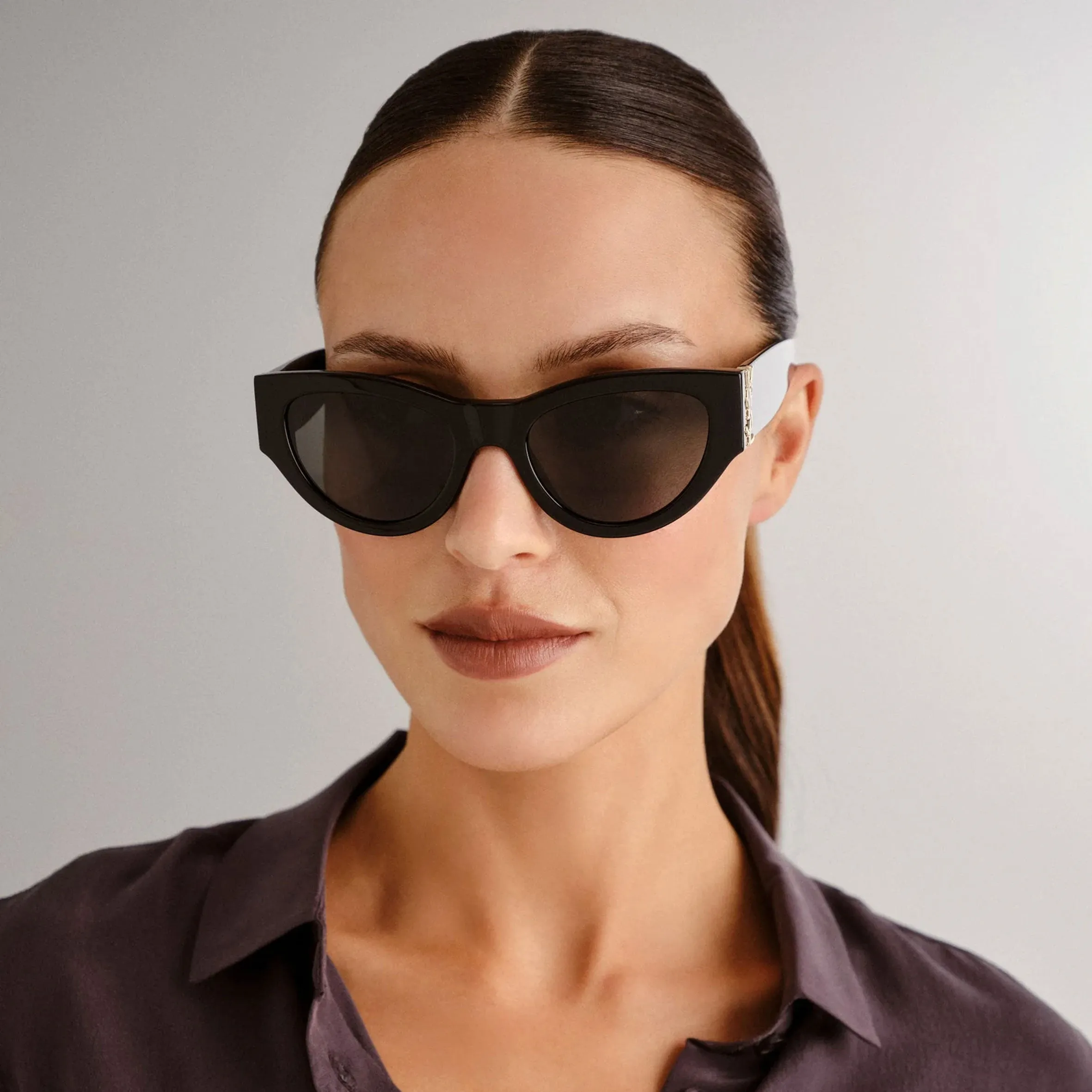 Ysl Sunglasses YSL SLM94F Sunglasses, Black (G)