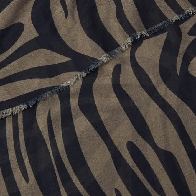 Zebra Printed Scarf KLS500 Katie Loxton Jewelry And Accessories