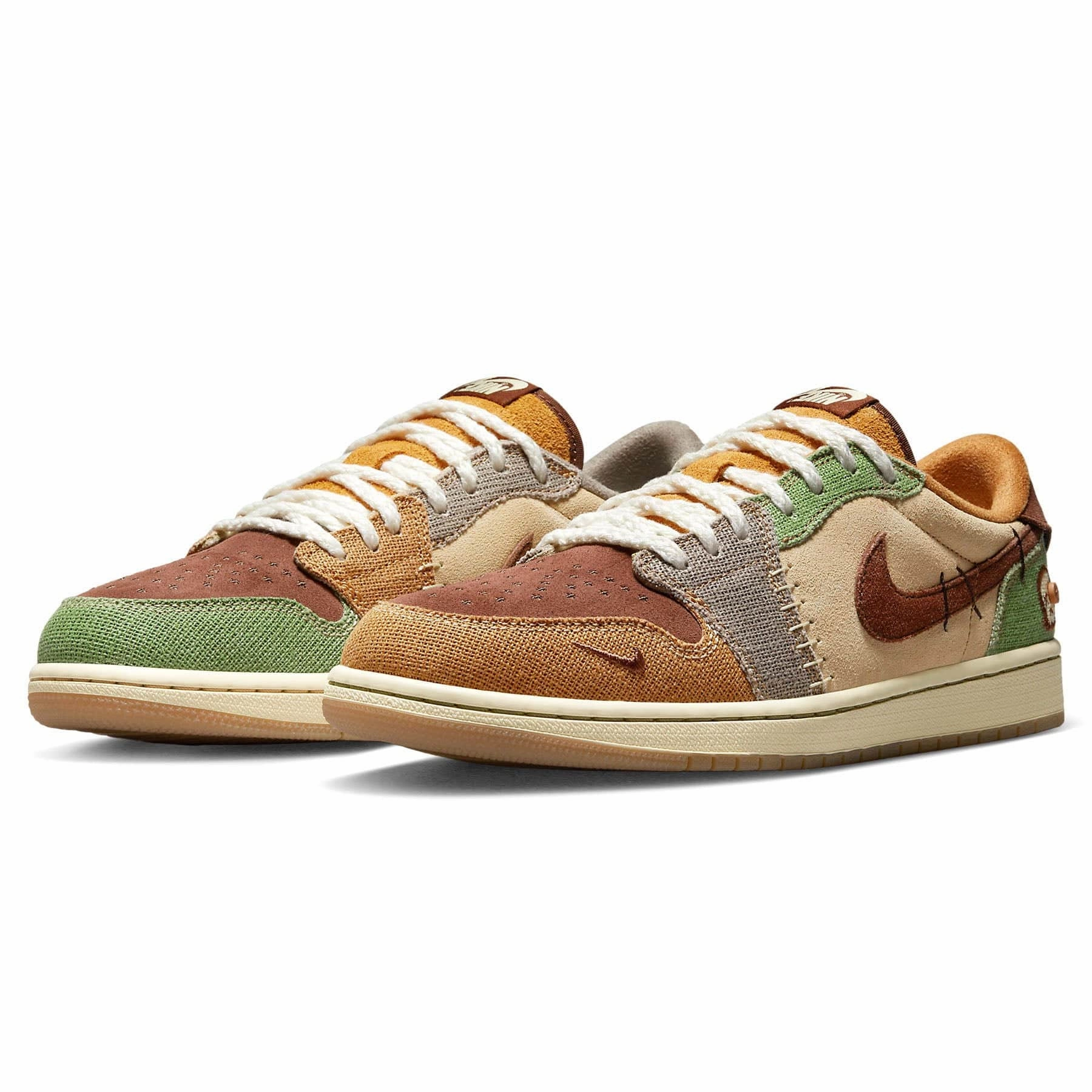 Zion Williamson x Air Jordan 1 Retro Low OG 'Voodoo' Air Jordan 1 vintage style sneakers
